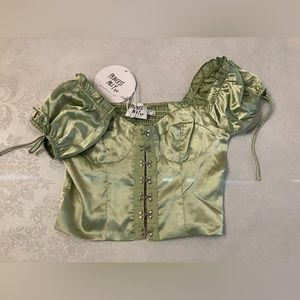 Adorable corset Princess Polly satin top